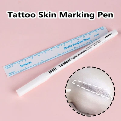 £2.69 • Buy Positioning Tattoo Skin Marking Pen Body Art Surgical Mark Skin Scribe Tool