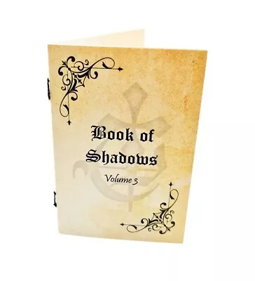 DARK Spell Book Book Of Shadows Curses Hex Witchcraft Witches Grimore Magic SMAL • £6.99