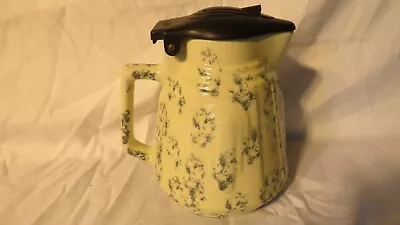 Vintage Speedie Electric Jug  Kettle Ceramic Green Cream • $60