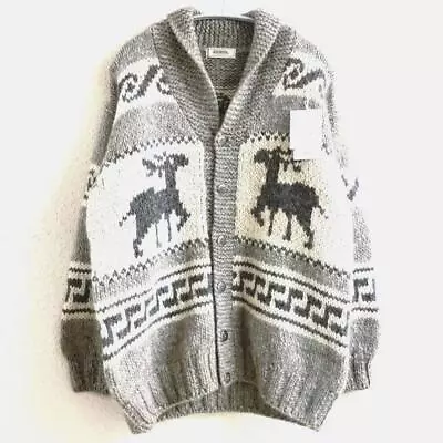 Glycireine Alafoss Lopi Cowichan Knit Sweater • $114.18