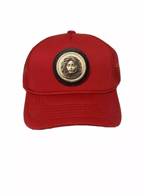 Red Custom Medusa Hat- Brand New- Classic Trucker Hats - YD - Versac • $29