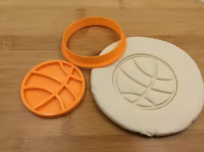 Basketball Sports Fathers Day Party Cookie Fondant Embosser Stamp  • $6.80