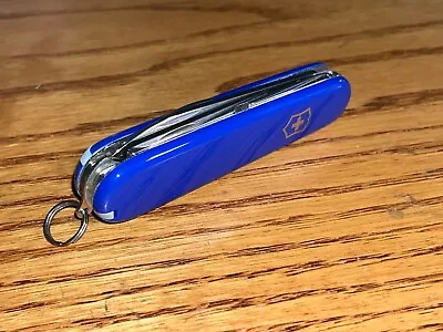 New Victorinox Swiss Army 91mm Knife :  COMPACT In Cobalt BLUE   1.3405.2 • $59
