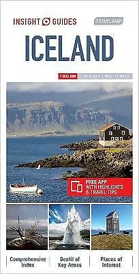 Insight Guides Travel Map Iceland By Not Available (Sheet Map 2018) • £6.16