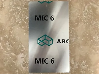 Mic-6 Arconic/Alcoa Cast Aluminum Tooling Plate - 1/4  X 12 1/8 X 6 13/16 • $29.95