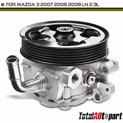 New Power Steering Pump With Pulley For Mazda 3 2007-2009 L4 2.3L Turbocharged • $79.99