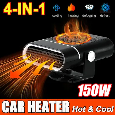 12V 150W Portable Electric Car Heater Heating Fan Defogger Defroster Demister • $11.25