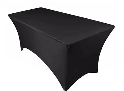 Homiegear 6FT Spandex Tablecloth | Rectangular Patio Table Cover For Event • $11.99