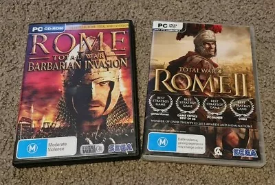 TOTAL WAR: ROME II And ROME Total War Barbarian Invasion Expansion - PC  • $35.95