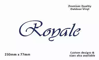 Windsor Statesman Royale 1990s Caravan Replacement Vinyl Decal Sticker • $19.95