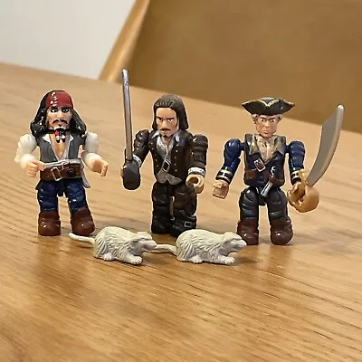 Mega Bloks Pirates Of The Caribbean Figures - Pose-able • £2