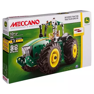 Meccano 8R Series John Deere Tractor 18302 SM6044492 • $57.50