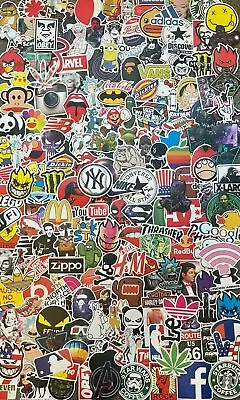 200 Skateboard Stickers Vinyl Laptop Luggage Decal Dope Sticker Lot Longboard • $8.98