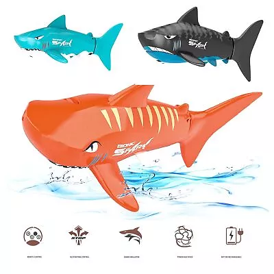 2.4G RC Shark Mini Remote Control Electric Shark Submarine Toys For Children • $27.99