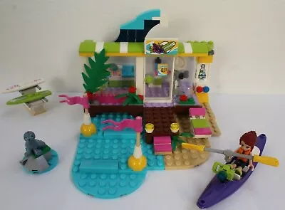 Lego Friends 41315 Heartlake Surf Shop Minifigure Mia Seal Canoe 2017 • $25