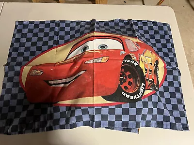 Vintage Disney Pixar Set Bed Sheets Cars Movie Lightening McQueen Tow Mater • $40