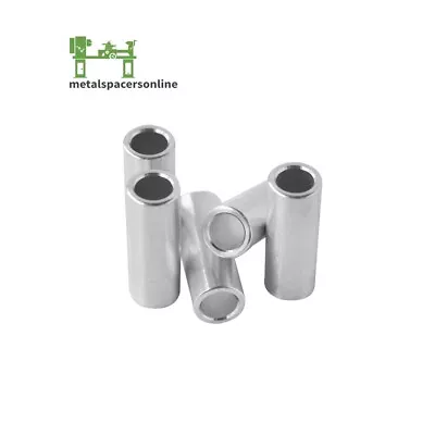 New Aluminum Spacer Bushing 3/8  OD X 1/4  ID--Fits M6 Or 1/4  Bolts • $9.81