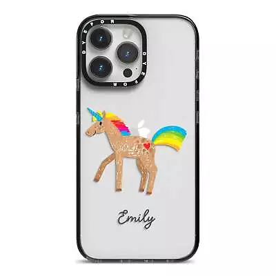 Personalised Unicorn With Name IPhone Case For IPhone 15 14 13 12 11 • £4.97