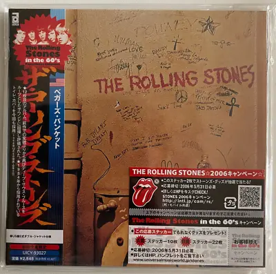 THE ROLLING STONES BEGGARS BANQUET Mini LP CD W/Obi From Japan • $18.43