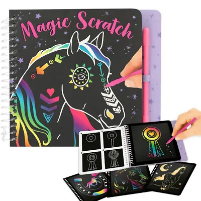Miss Melody Mini Magic Scratch Book With 20 Pages By Depesche For Ages 5+ • £8.70