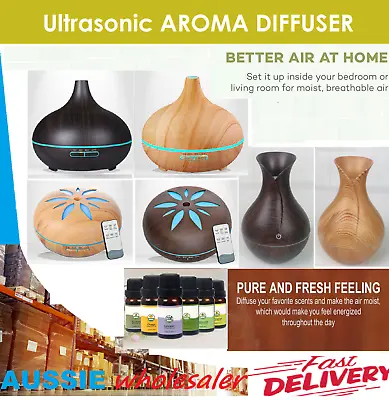 $13.95 • Buy  New Aroma Aromatherapy Diffuser LED Essential Oil Ultrasonic Air Humidifier 