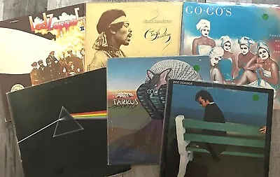 Classic Rock Vinyl LP's With $5 Flat Shipping 3+ Ships FREE  All EX Or VG+ • $15