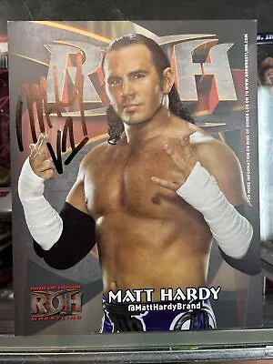 Matt Hardy Autographed 8x10 COA • $20
