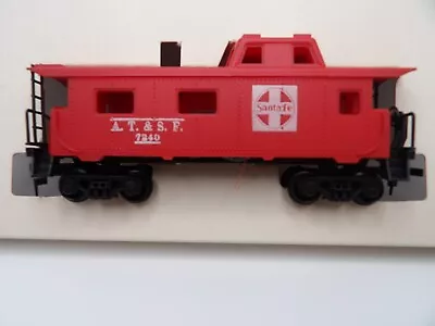 A.H.M. Ho Train Red A.T. & S.F. # 7240 Steel Caboose Santa Fe Model • $24.99