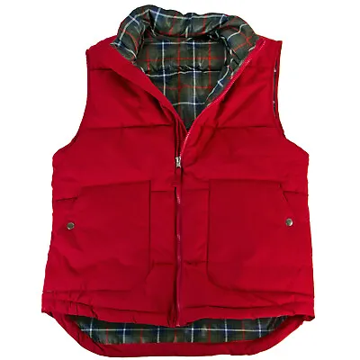 Adult Red Marty Back To The Future  Puffer Vest Jacket Mens Halloween Costume • $39.99