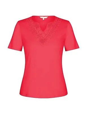 NONI B - Womens All Season Tops - Red Tshirt / Tee - Cotton - Casual Clothing • £12.46