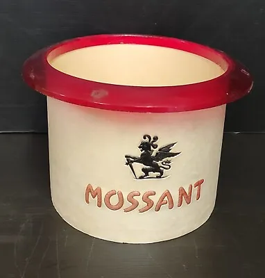 Bucket With Champagne Shape Hat Advertising Embossed Mossant Carton Vintage • $93.51