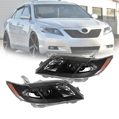 $108.77 • Buy Pair Set FIt For 2007-2009 Toyota Camry Headlights Assembly Replacement LH+RH