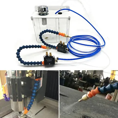 Coolant Cooling Spray Pump Mist Sprayer System For CNC Lathe Milling Machine UPS • $102