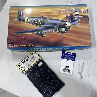 Hasegawa Model Kit JT59 1:48 Scale Typhoon Mk.IB Royal Air Force Fighter W/EXTRA • $59.88