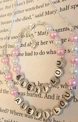 £3.99 • Buy Bridesmaid/flower Girl Gift Sets Personalised Jewellery For Children!