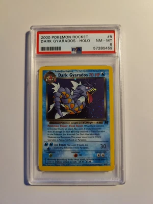 $39.99 • Buy Pokémon Dark Gyarados Holo Pre Release PSA 8 NM-MT Graded TCG Card 2000 WOTC