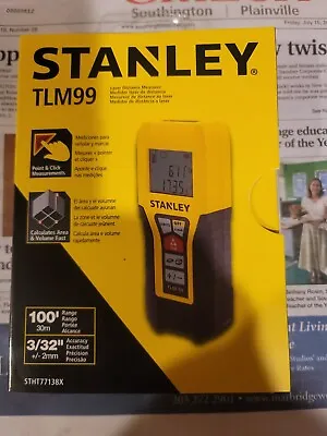 $49.99 • Buy Stanley Intelli Tools INT177138 TLM 99 True Laser Measure 30m