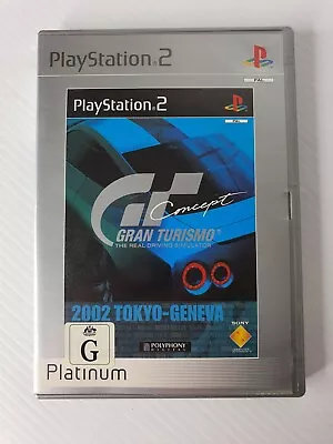 Gran Turismo Concept : 2002 Tokyo-Geneva - PS2 Complete PAL VGC FREE POSTAGE - • $15