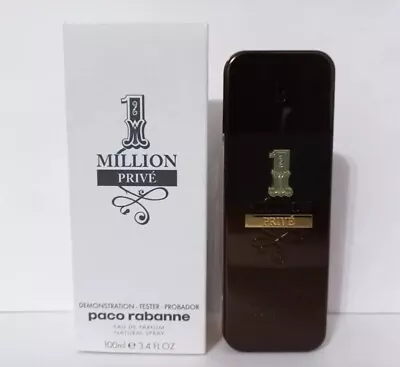 1 Million Prive Paco Rabanne EDP 3.4 Fl Oz 100 Ml Tester Box Discontinued!! • $229.99