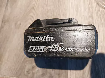 Makita 5ah Lithium Battery. No Charge 18v • £12.50