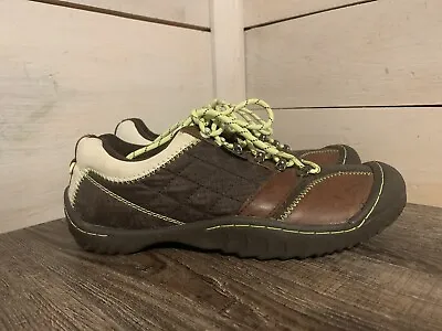 Jeep J-41 Womens SZ 8 Trail Ready Shoe Aspen Brown Leather Traction Sole EUC • $22.99