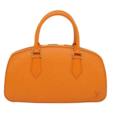 Louis Vuitton Jasmin Orange Leather Handbag Authentic • $911