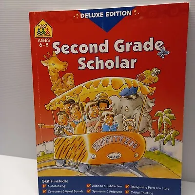 School Zone - Second Grade Scholar - Ages 6-8 - Work Book  • $11.70