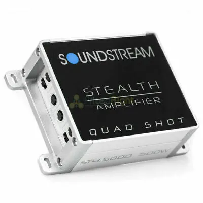 Soundstream St4.500d 4 Channel 500w Amp Motorcycle Compact Small 4 Ch Amplifier • $89.89