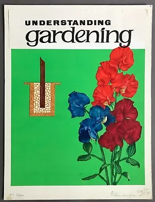 Original Painted Cover Illustration For Understanding Gardening  March 21 1964  • $199.25