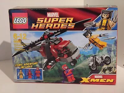 £119.99 • Buy Lego Marvel Set 6866: Wolverine's Chopper Showdown - Retired - BNISB - Deadpool