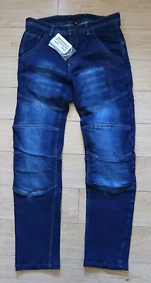 Motorcycle Jeans Motorbike Trousers Pant Made With Kevlar Jeans With CE Armours • $60.98