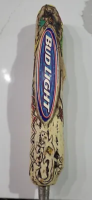 Bud Light Totem Tiki Medicine Stick 14 Inch Draft Beer Tap Handle Mancave • $55