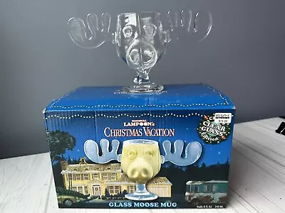 National Lampoons Marty Moose Wally World Christmas Vacation Glass Novelty Mug • $20