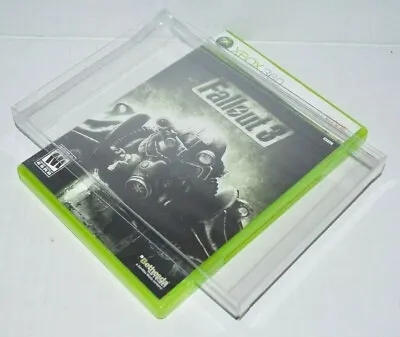 $16.95 • Buy 10 Game Clear Plastic Protectors Cases Sleeves Display For Microsoft Xbox 360